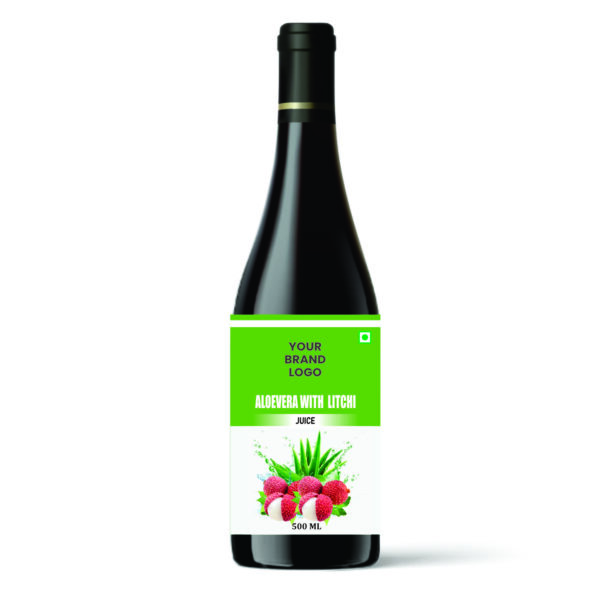 Aloe Vera with litchi Juice
